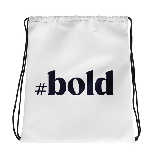 #bold Drawstring Bag
